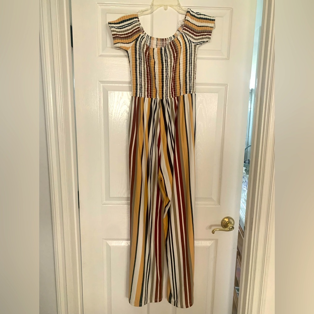 Stretchy Striped Romper